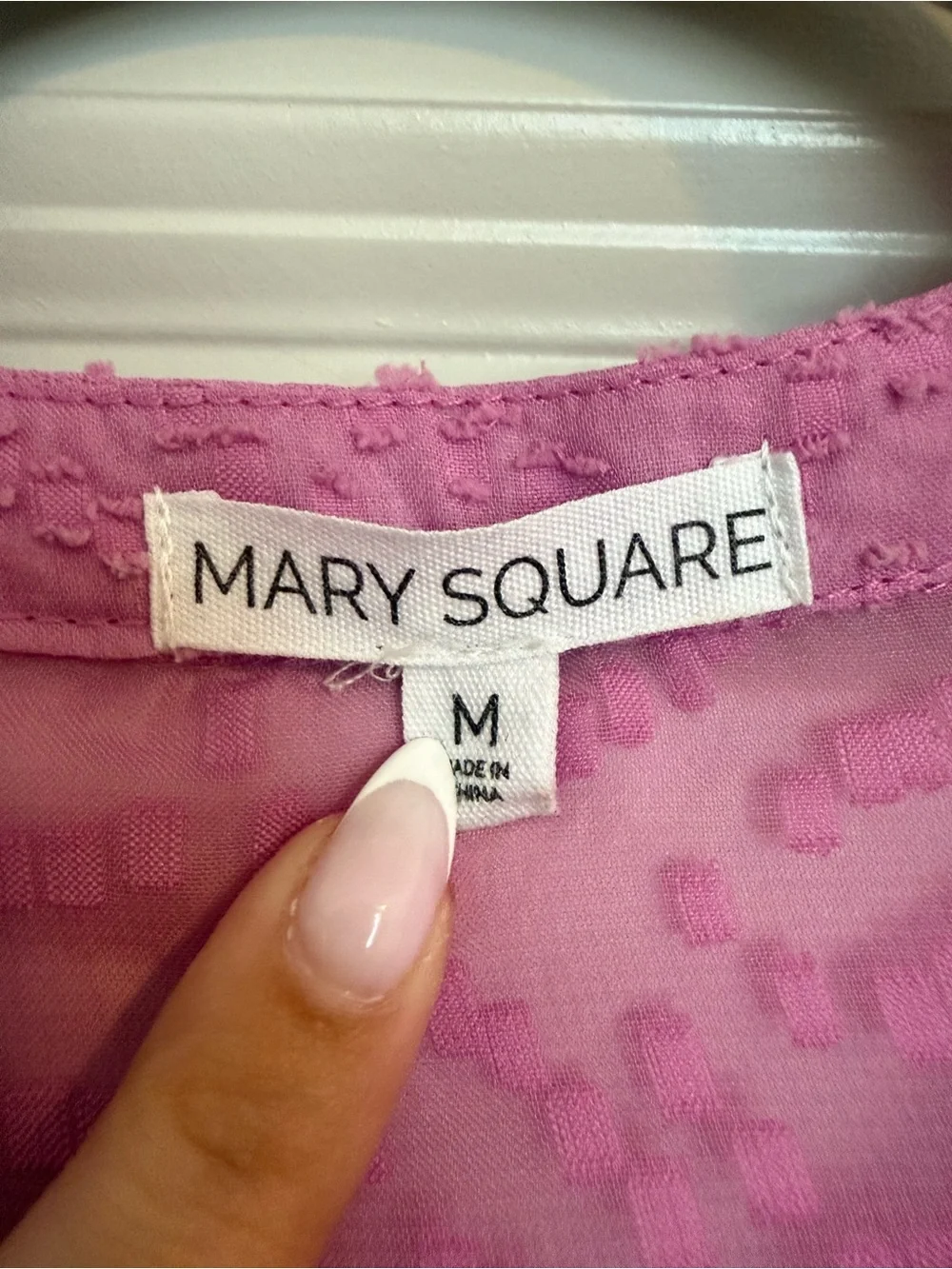 Mary Square lightweight blouse